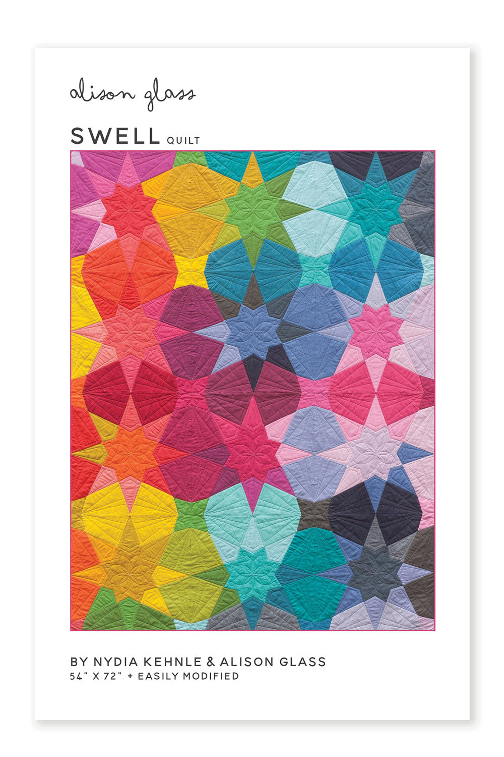 Swell Quilt Pattern 54″ x 72″ by Alison Glass & Nydia Kehlne