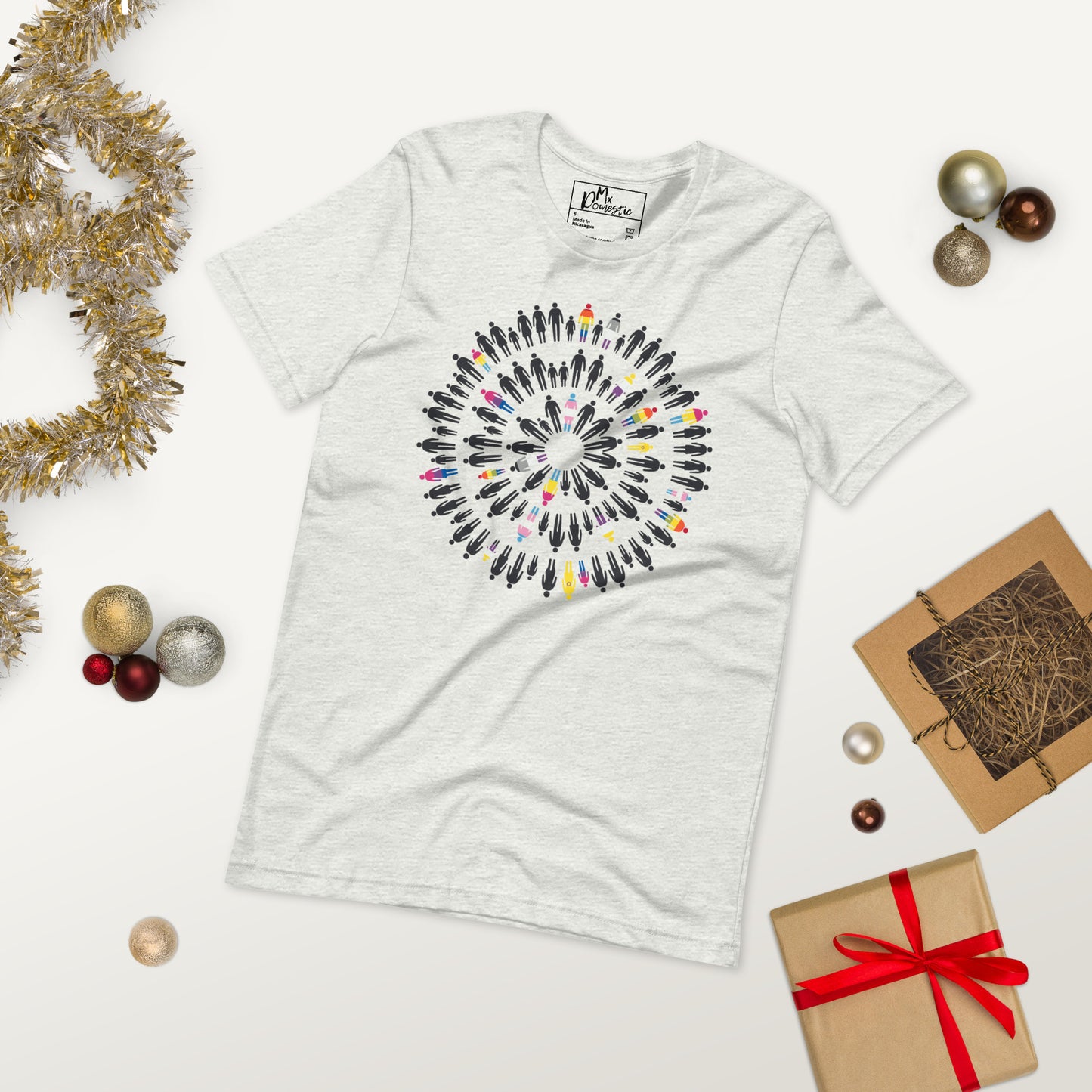 Family Circles - LGBTQ+ Statistics Unisex t-shirt