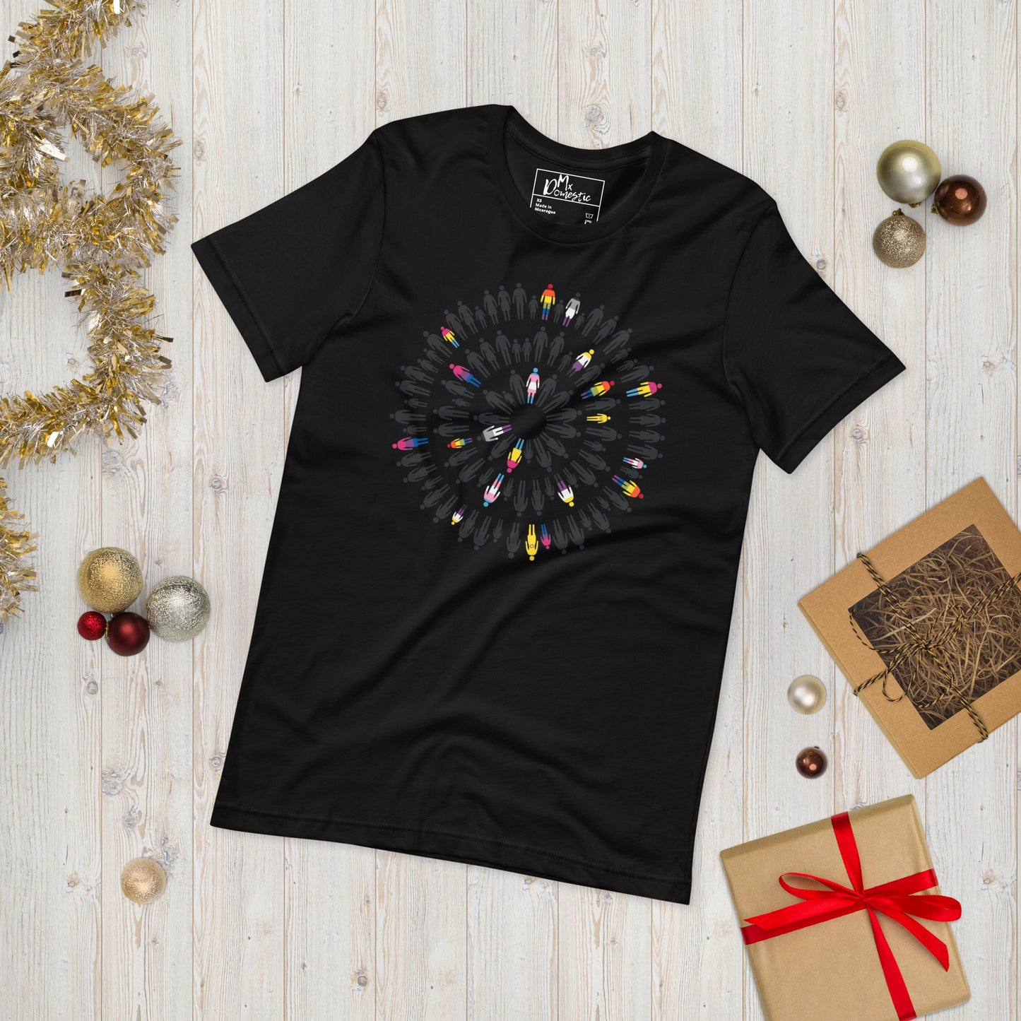 Family Circles - LGBTQ+ Statistics Unisex t-shirt