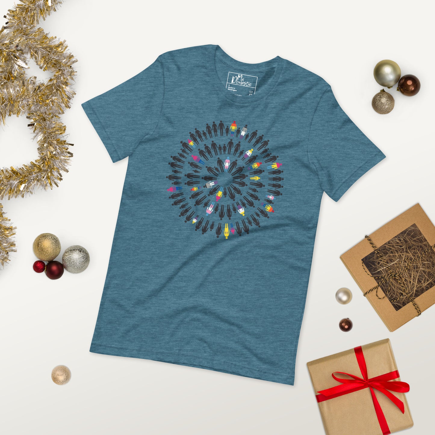 Family Circles - LGBTQ+ Statistics Unisex t-shirt