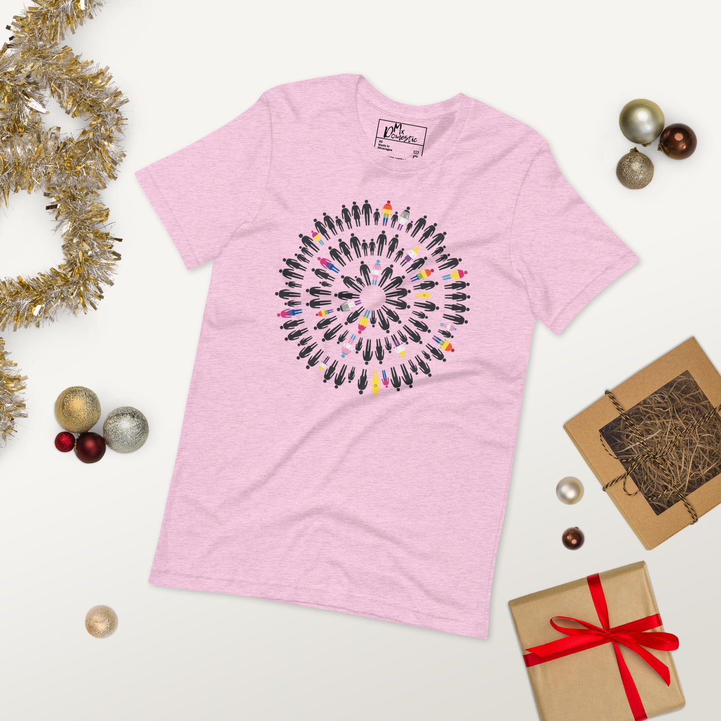 Family Circles - LGBTQ+ Statistics Unisex t-shirt