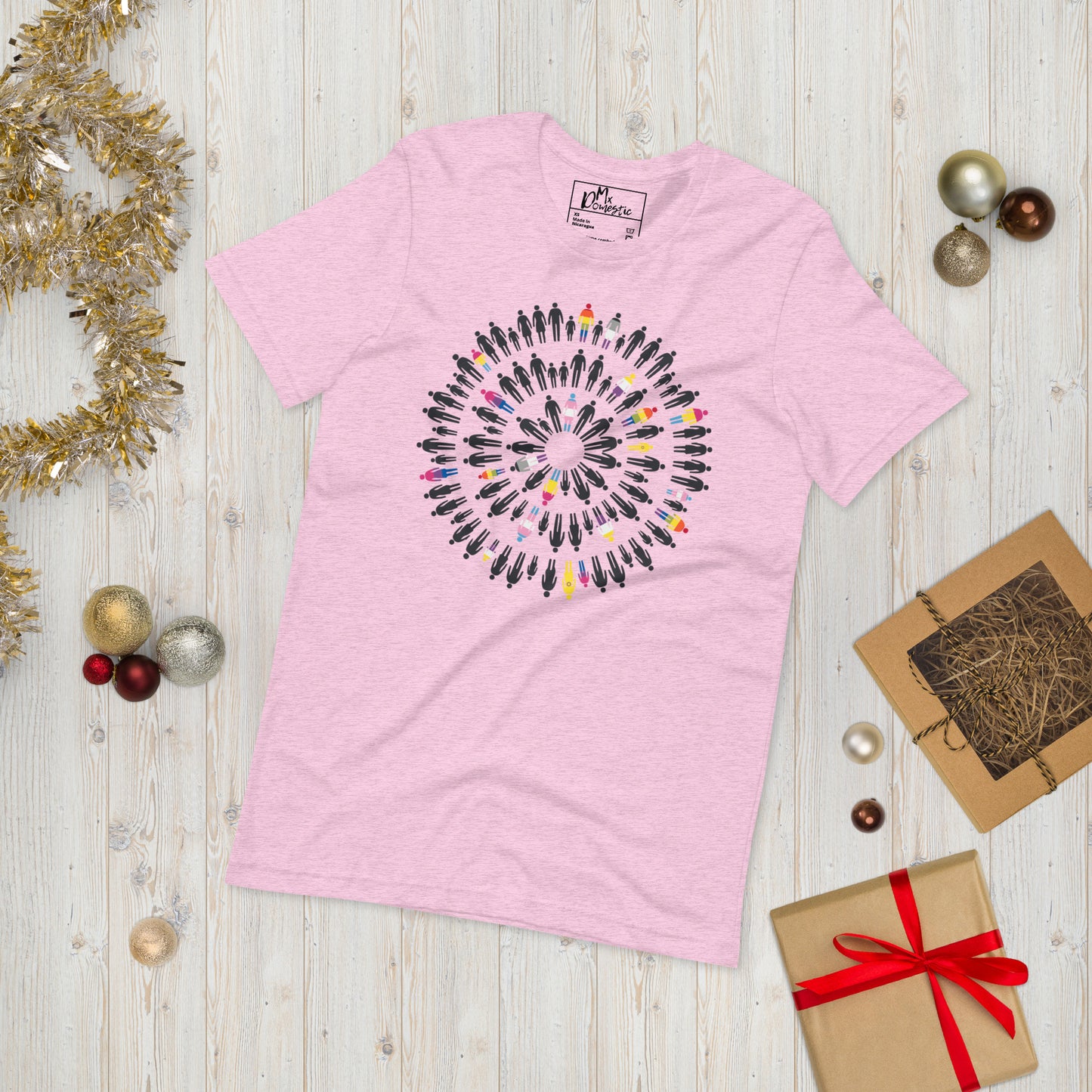 Family Circles - LGBTQ+ Statistics Unisex t-shirt