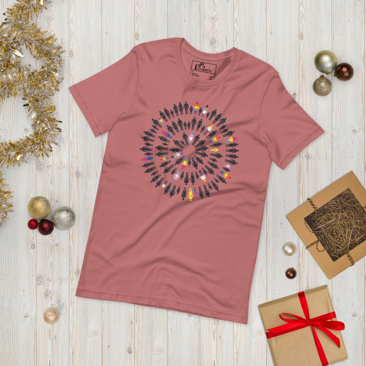 Family Circles - LGBTQ+ Statistics Unisex t-shirt