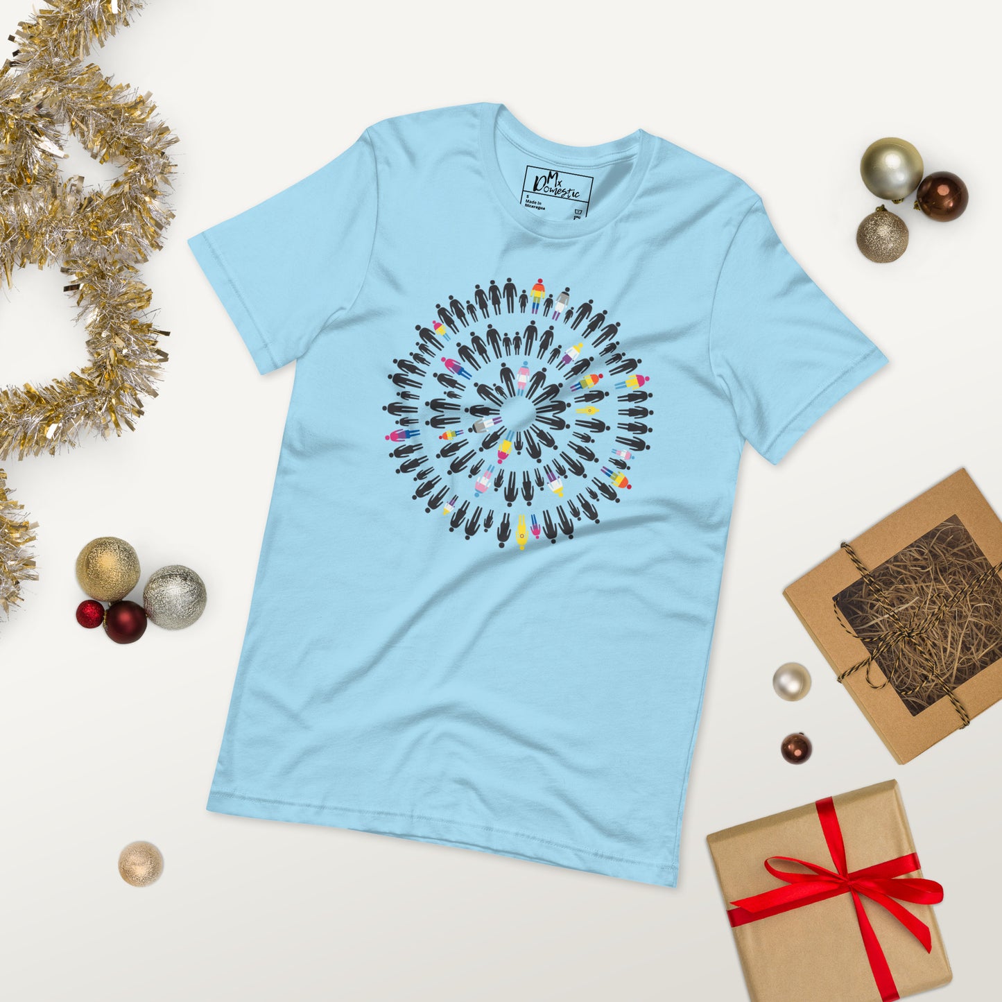 Family Circles - LGBTQ+ Statistics Unisex t-shirt