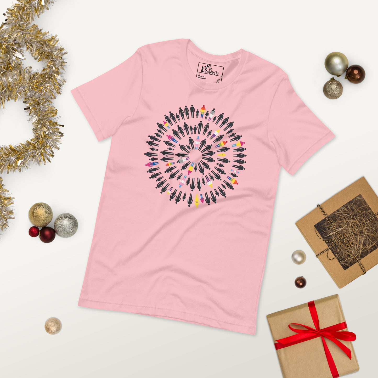 Family Circles - LGBTQ+ Statistics Unisex t-shirt