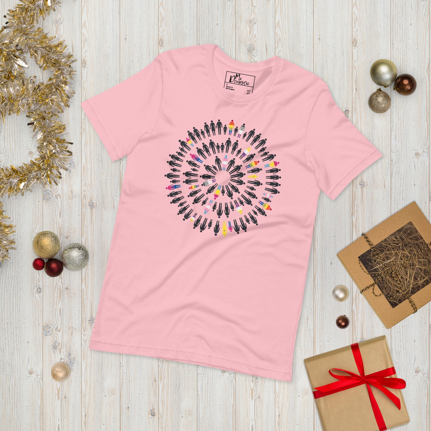 Family Circles - LGBTQ+ Statistics Unisex t-shirt