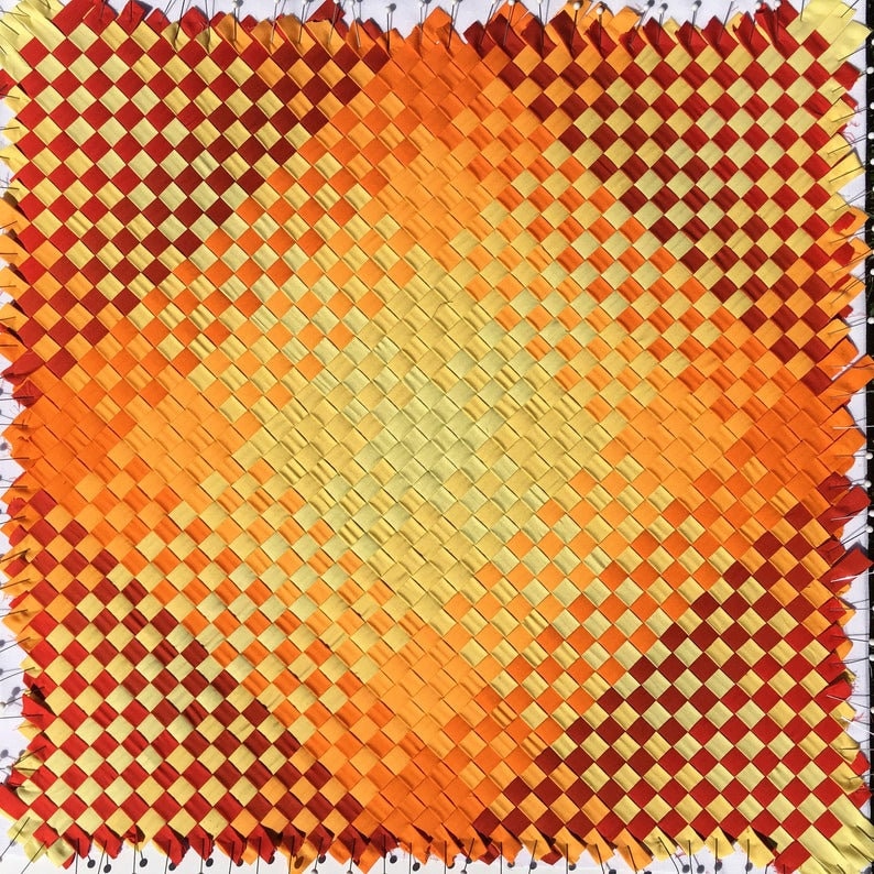 Domestic Illusion Weave Pattern - Fabric Weaving by Mx Domestic