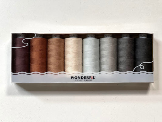 Mister Domestic’s Did Somebody Say Neutrals? - Wonderfil Ultima Cotton-Wrapped Polyester Thread Pack