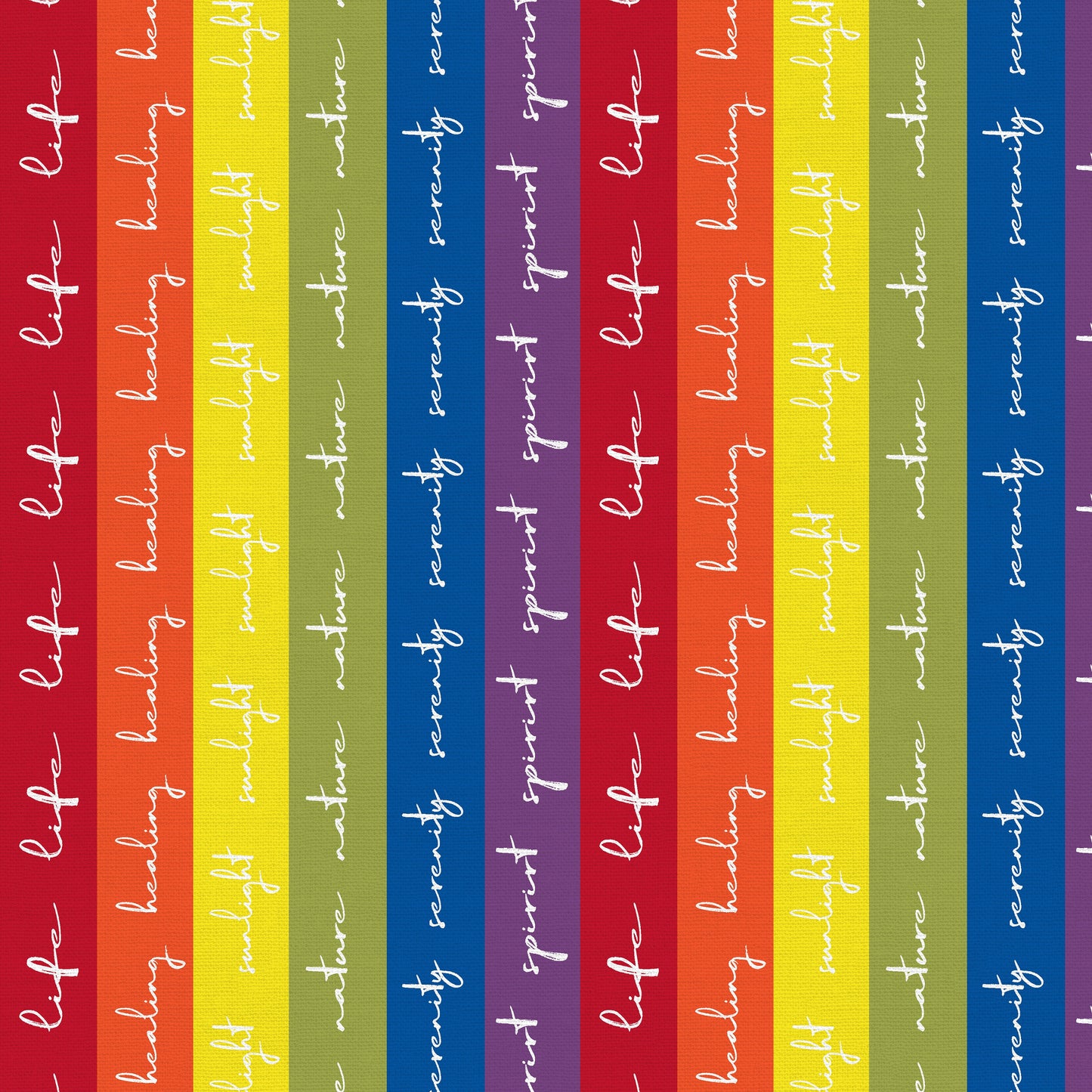 Pride Stripes (Corte de media yarda) - Love is Love Pride Fabrics - Mx Domestic